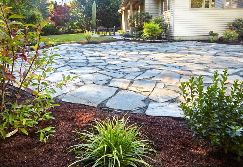 Outdoor Flagstone Space
